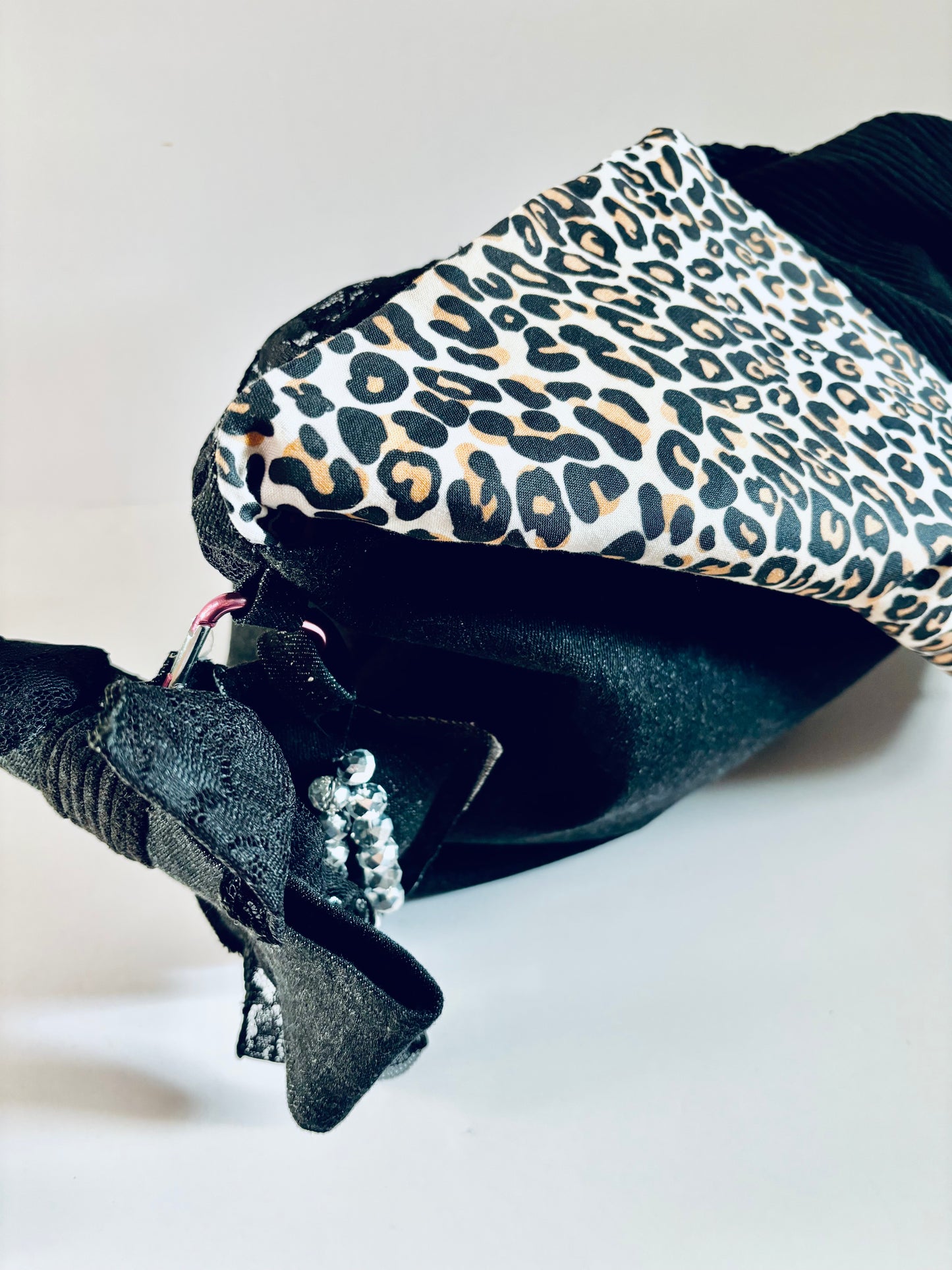 Everyday BLACK Denim Jumbo Clutch Bag
